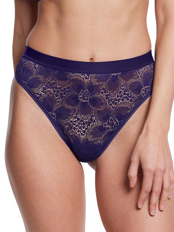 hanky panky &oh™ Tropical Storm Thong Summer Rain Purple Sale