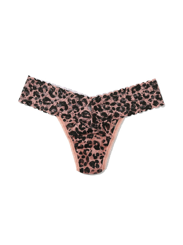 hanky panky Petite Size Printed Signature Lace® Thong Walk On The Wild Side hanky panky Petite Size Printed Signature Lace® Thong Walk On The Wild Side