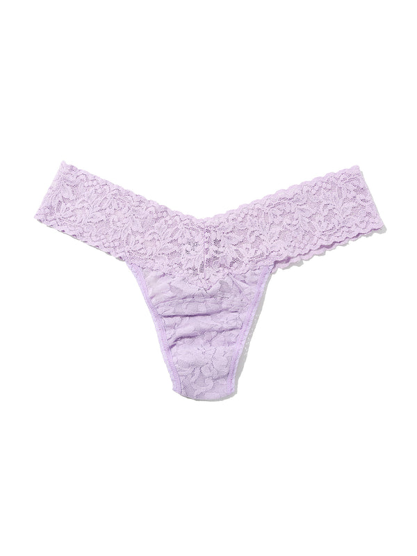 hanky panky Petite Size Signature Lace® Low Rise Thong Lavender Fields Purple