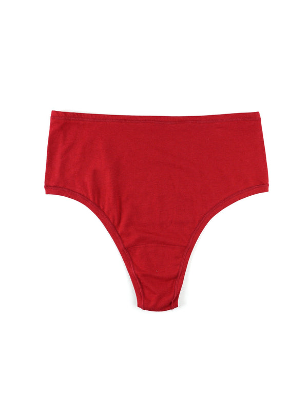 hanky panky PlayStretch™ High Rise Thong Cayenne Red