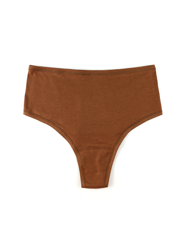 hanky panky PlayStretch™ High Rise Thong Macchiato Brown