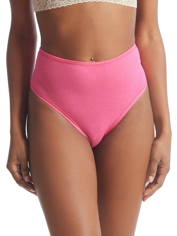Hanky Panky PlayStretch™ High Rise Thong Miami Pink