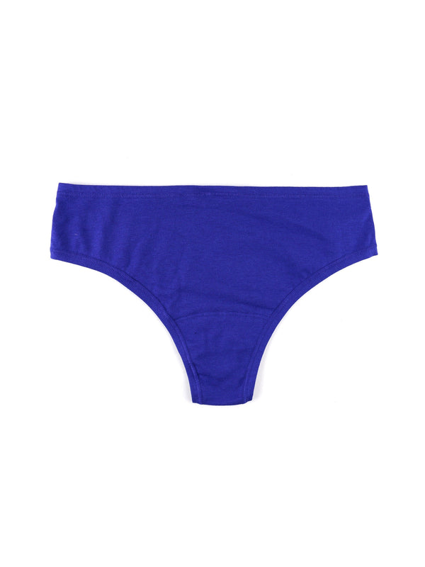 hanky panky PlayStretch™ Natural Rise Thong Lapis Blue