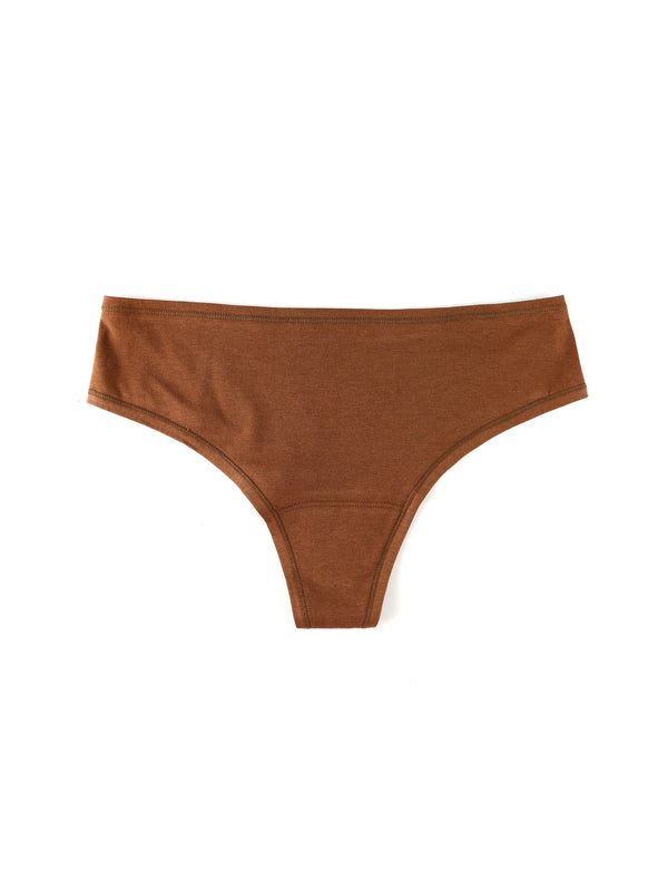 hanky panky PlayStretch™ Natural Rise Thong Macchiato Brown