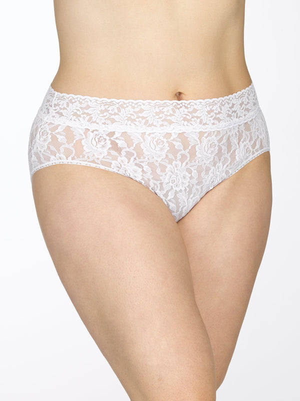 hanky panky Plus Size Signature Lace French Brief White Sale