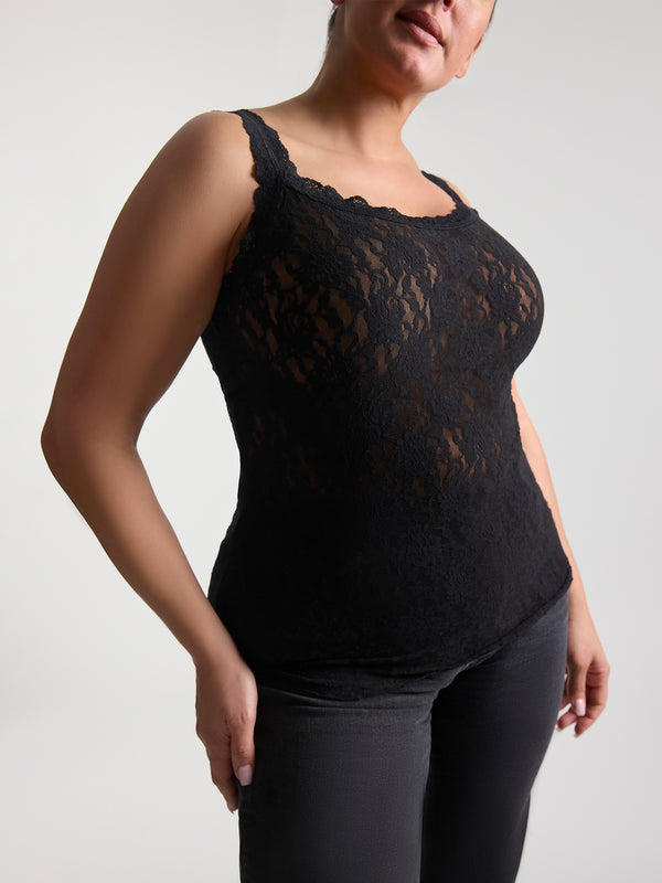 Hanky Panky Plus Size Signature Lace® Classic Cami Black