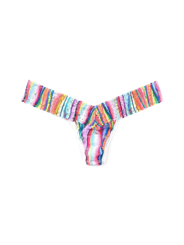 Hanky Panky Printed Daily Lace™ Low Rise Thong Aura