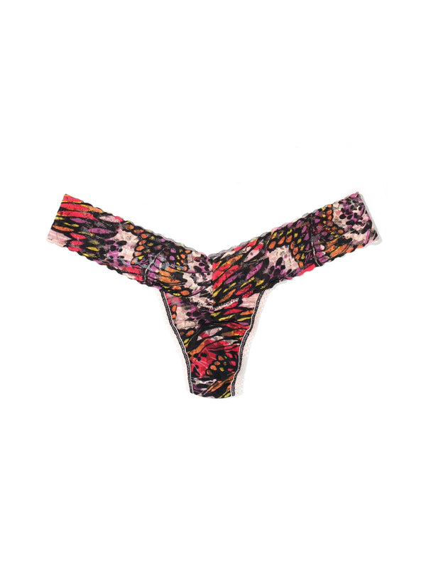 Hanky Panky Printed Daily Lace™ Low Rise Thong Warm Breeze