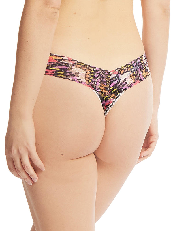 Hanky Panky Printed Daily Lace™ Low Rise Thong Warm Breeze