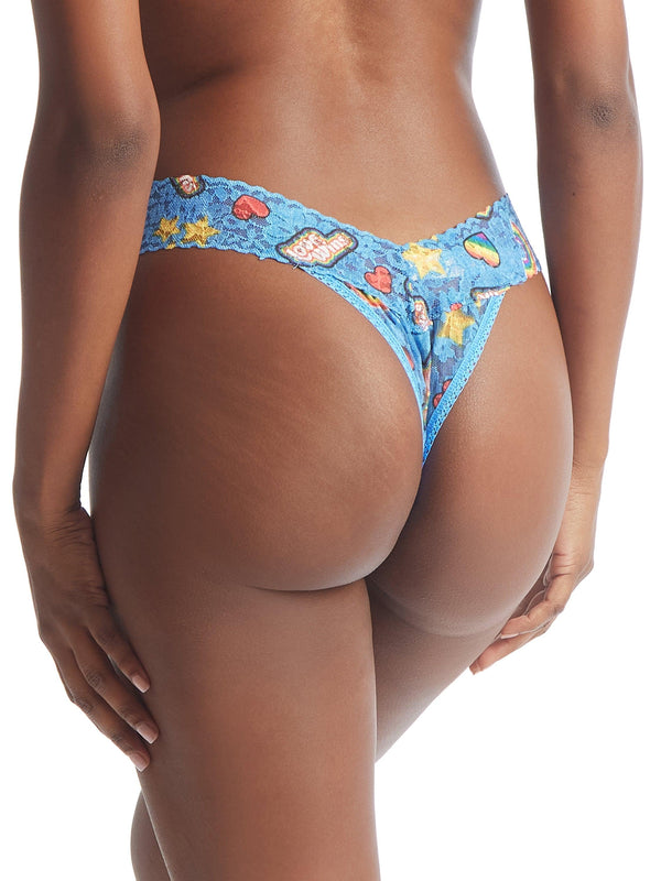 Hanky Panky Printed Daily Lace™ Original Rise Thong Summer Love