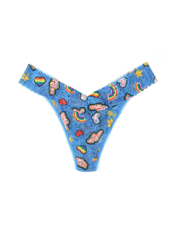 Hanky Panky Printed Daily Lace™ Original Rise Thong Summer Love