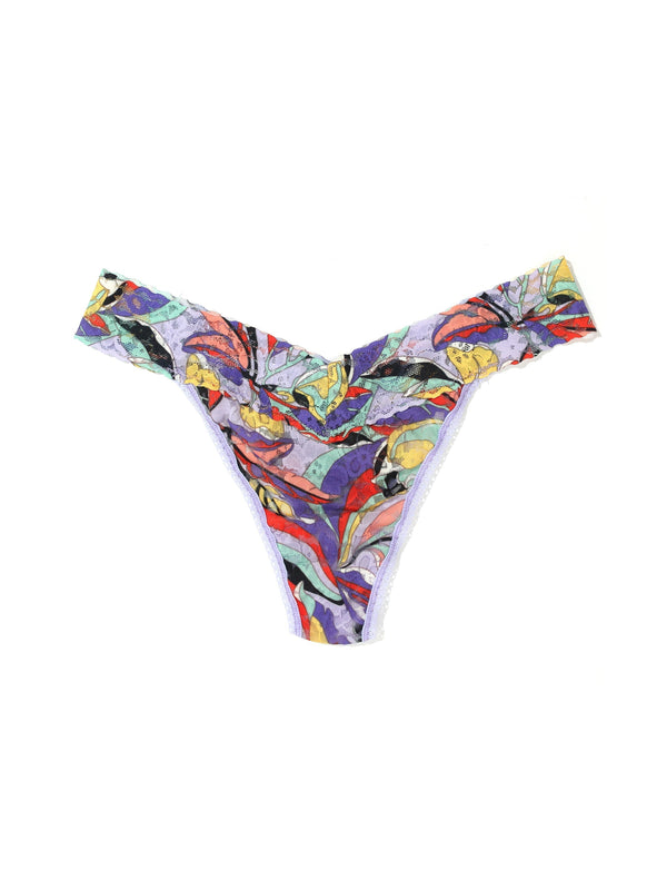 Hanky Panky Printed Daily Lace™ Original Rise Thong Summer Solstice
