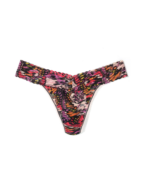 Hanky Panky Printed Daily Lace™ Original Rise Thong Warm Breeze