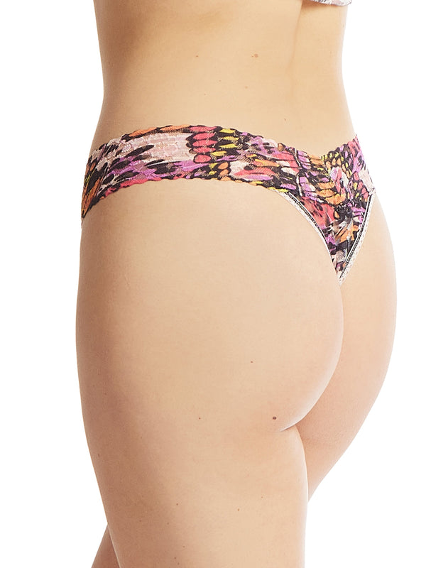Hanky Panky Printed Daily Lace™ Original Rise Thong Warm Breeze