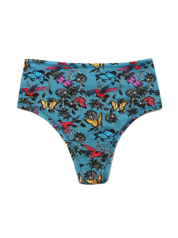 hanky panky Printed PlayStretch™ High Rise Thong Wonderland