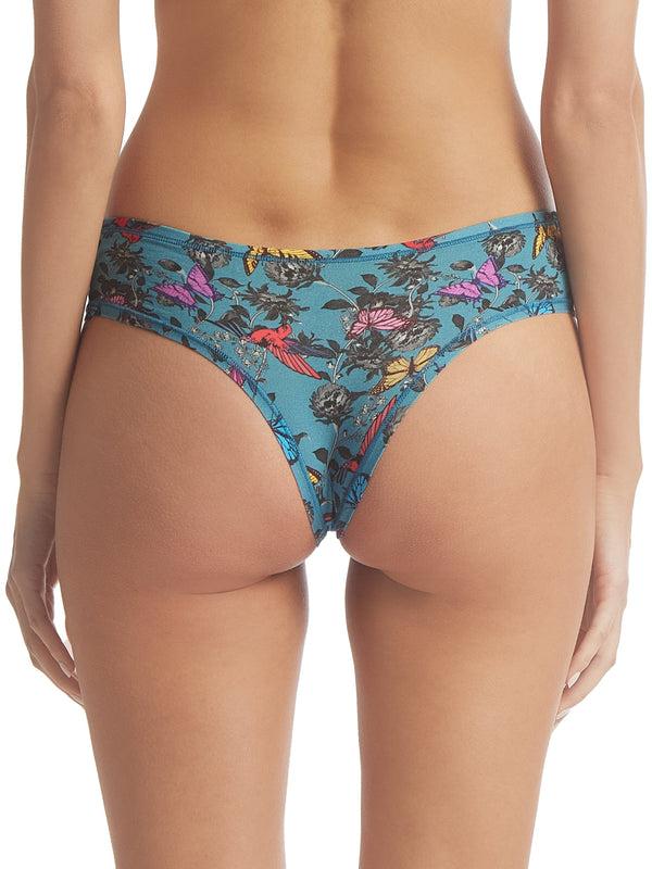 Hanky Panky Printed PlayStretch™ Natural Rise Thong Wonderland