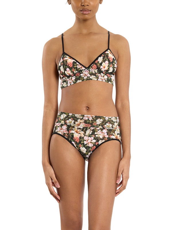 Hanky Panky Printed Signature Lace® French Brief Dark Room Blooms Sale