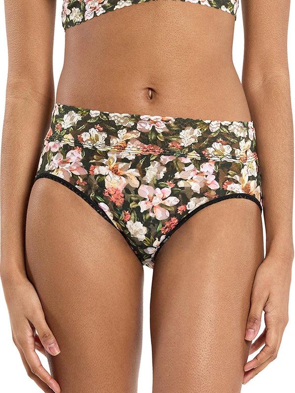 hanky panky Printed Signature Lace® French Brief Dark Room Blooms Sale