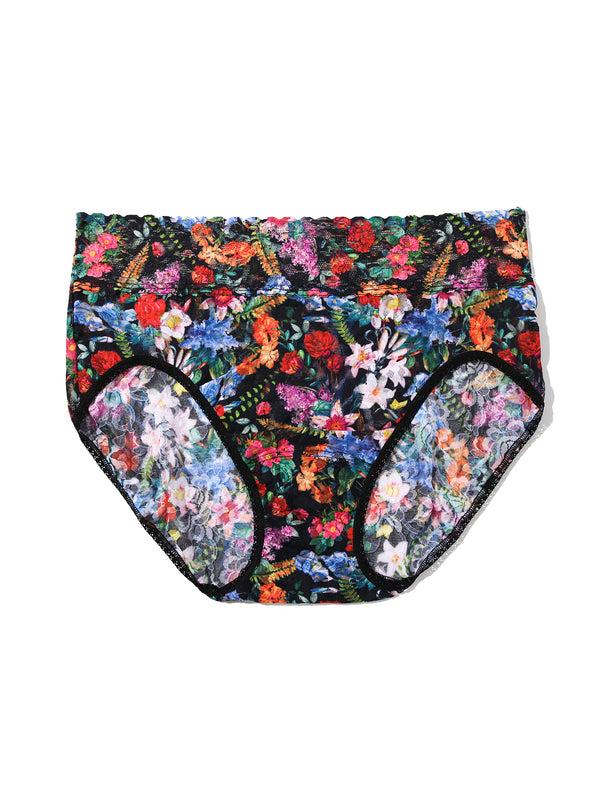 Hanky Panky Printed Signature Lace® French Brief Hypnotic Black