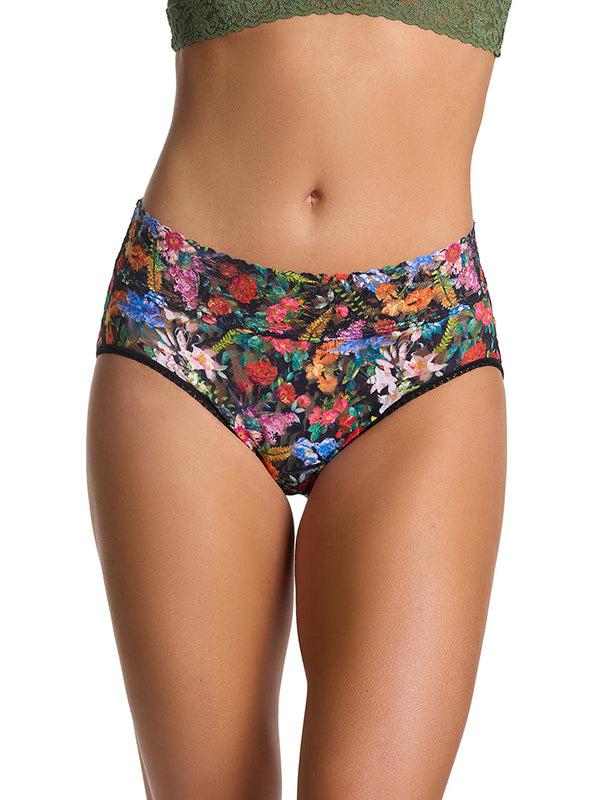 hanky panky Printed Signature Lace® French Brief Hypnotic Black