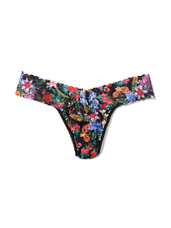 Hanky Panky Printed Signature Lace® Low Rise Thong Hypnotic
