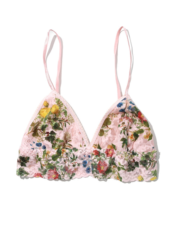 Hanky Panky Printed Signature Lace® Padded Triangle Bralette Overjoyed Sale