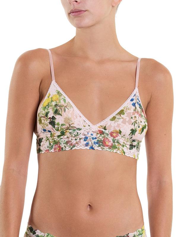 hanky panky Printed Signature Lace® Padded Triangle Bralette Overjoyed Sale