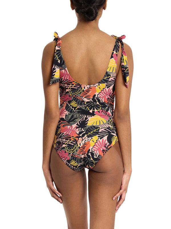 Hanky Panky Ruched Bow One Piece Swimsuit Palm Springs Sale