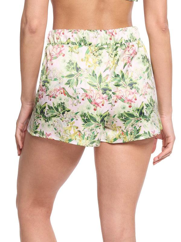 Hanky Panky Satin Sleep Drawstring Short French Garden Sale
