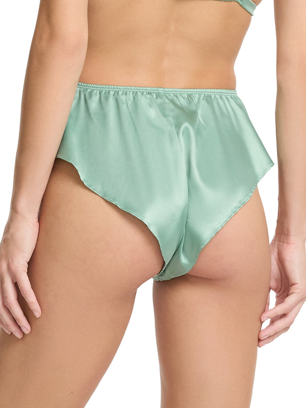 Hanky Panky Satin Sleep Flutter Tanga Green Tea Sale