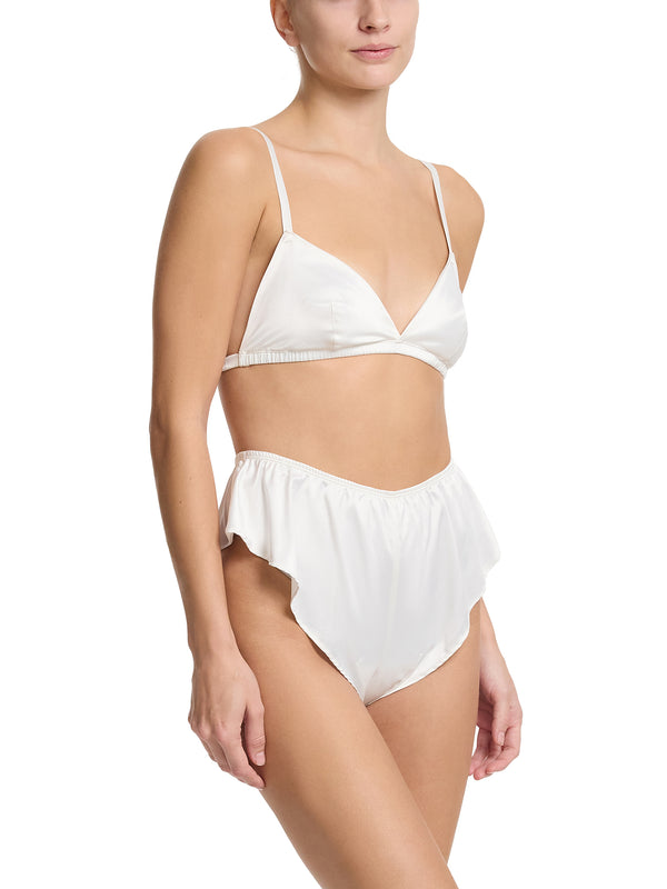 Hanky Panky Satin Sleep Flutter Tanga Light Ivory Sale