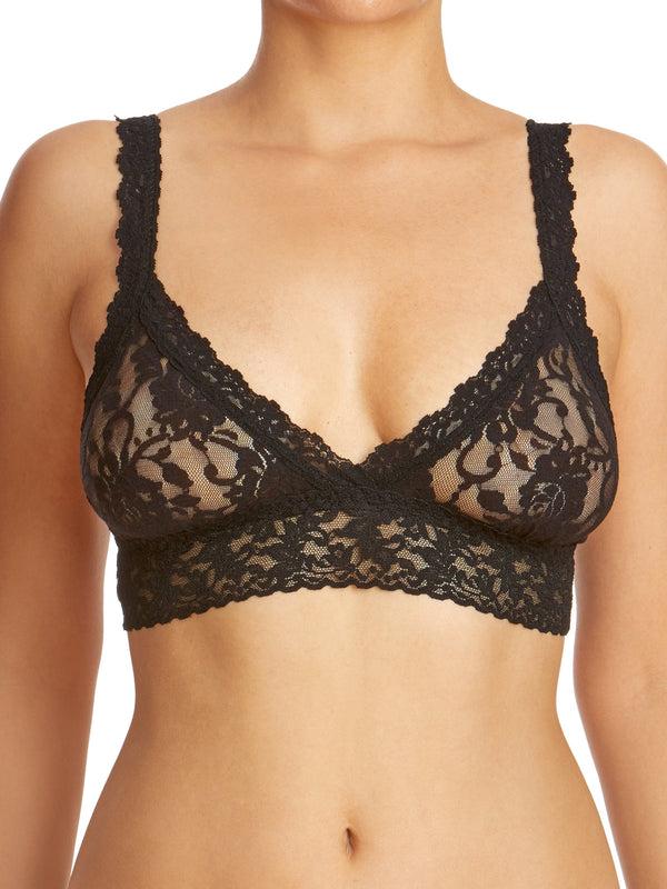 Hanky Panky Signature Lace Crossover Bralette Black