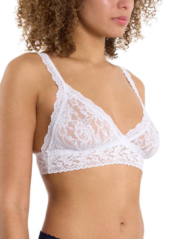 Hanky Panky Signature Lace Crossover Bralette White Sale