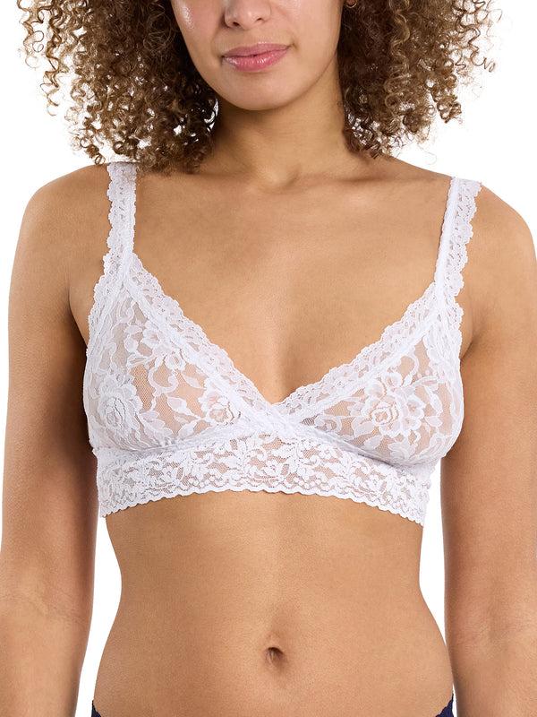 hanky panky Signature Lace Crossover Bralette White Sale