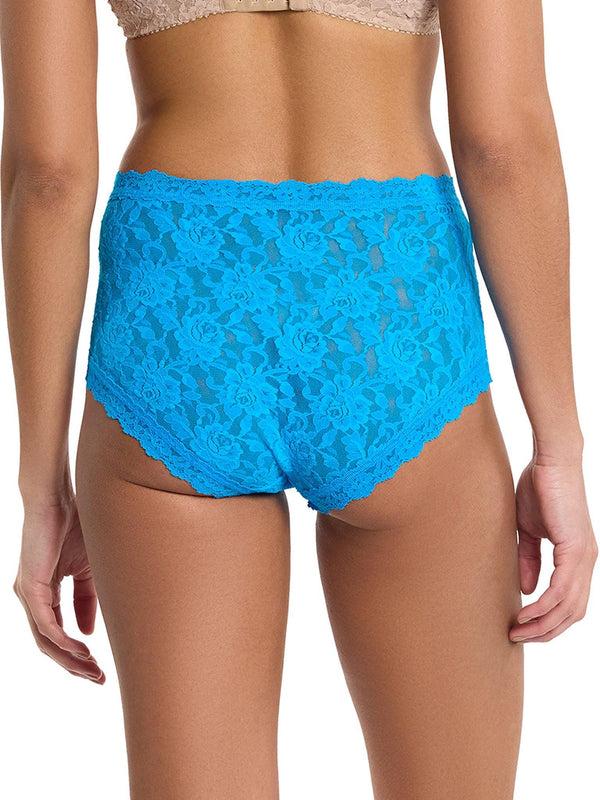 Hanky Panky Signature Lace® High Rise Boyshort Mediterranean Sea Blue Sale