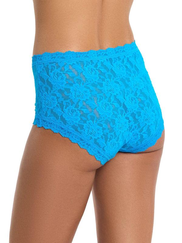 Hanky Panky Signature Lace® High Rise Boyshort Mediterranean Sea Blue Sale