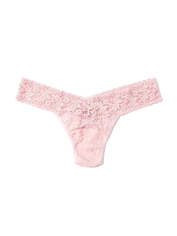 Hanky Panky Signature Lace® Low Rise Thong Blushing Rose