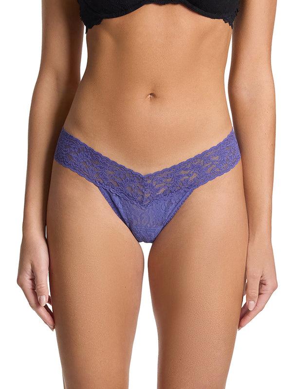 hanky panky Signature Lace® Low Rise Thong Deep Sleep Blue