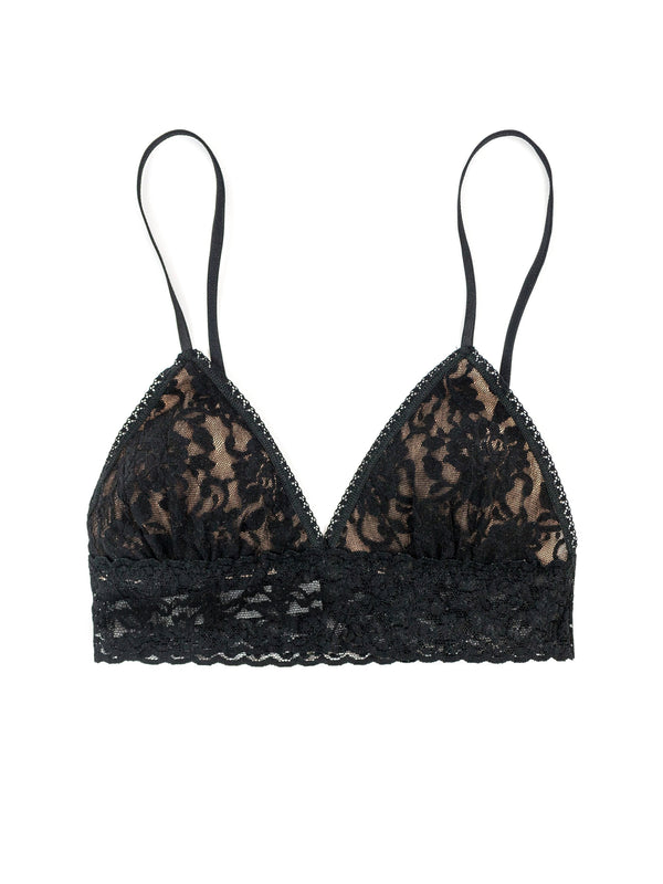 Hanky Panky Signature Lace® Padded Triangle Bralette Black