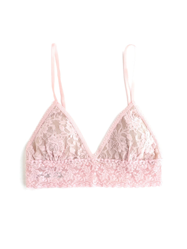 Hanky Panky Signature Lace® Padded Triangle Bralette Bliss Pink