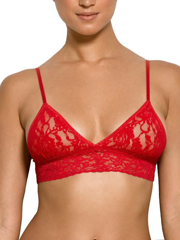hanky panky Signature Lace® Padded Triangle Bralette Red