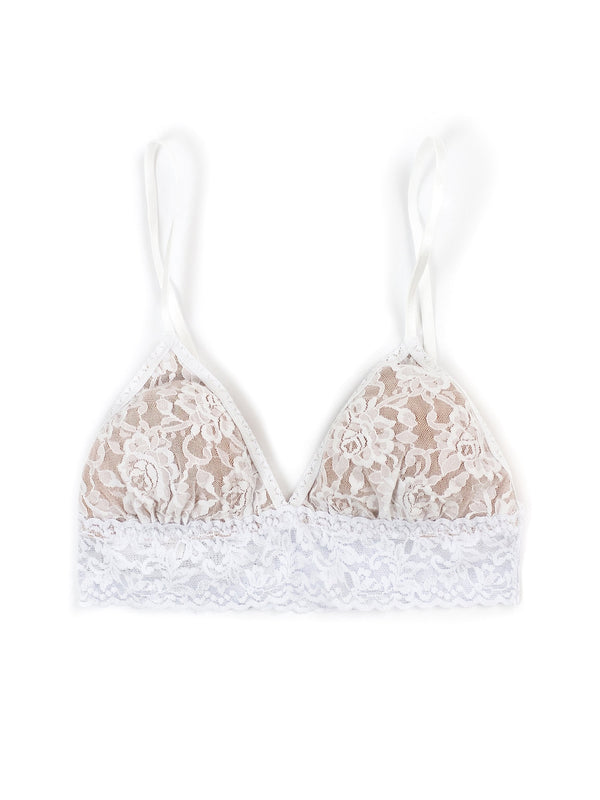 Hanky Panky Signature Lace® Padded Triangle Bralette White