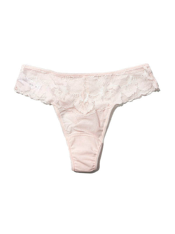 Hanky Panky Silhouette Floral Natural Thong Vie En Rose Sale