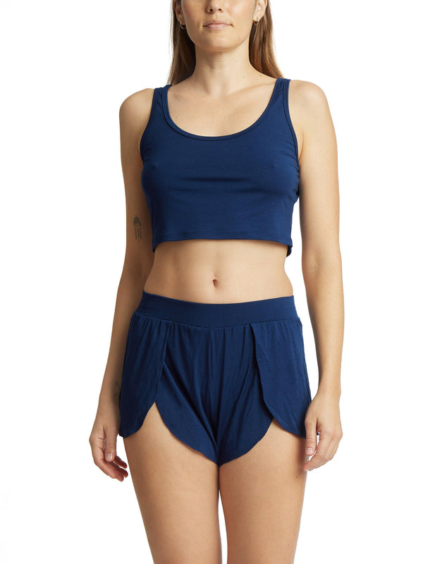 Hanky Panky Unwind Cropped Tank Exclusive Hummingbird Blue Sale