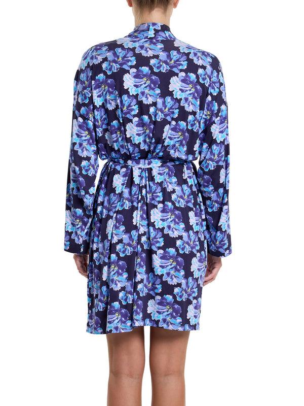 Hanky Panky Unwind Knee Length Robe Nightfall Purple Sale