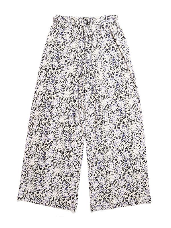 Hanky Panky Unwind Modal Drawstring Wide Leg Pant Spotted
