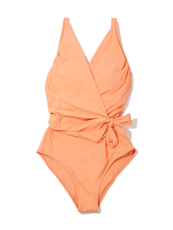 hanky panky Wide Strap Wrap One Piece Swimsuit Florence Orange Sale