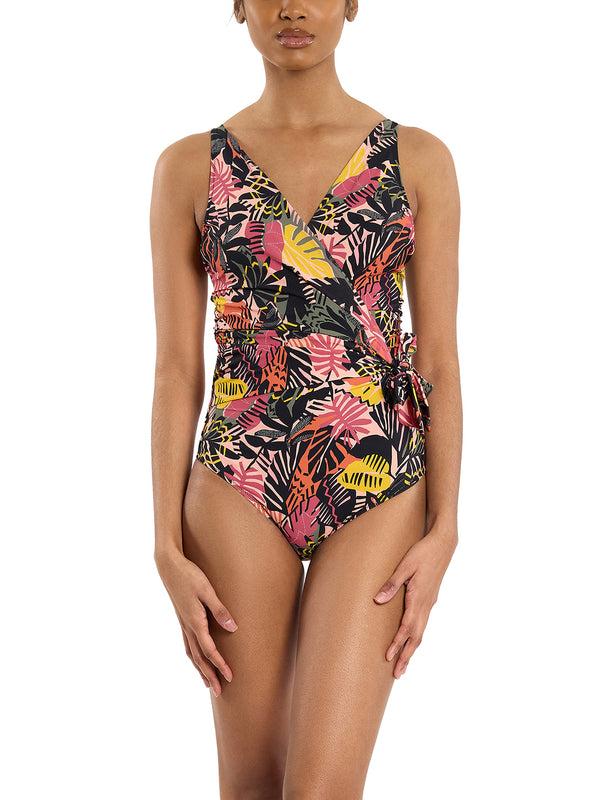 Hanky Panky Wide Strap Wrap One Piece Swimsuit Palm Springs Sale