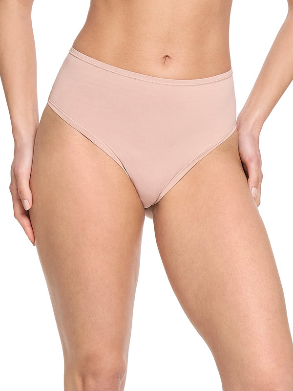 Hanky Panky YourFit™ High Rise Thong Almond Milk Neutral