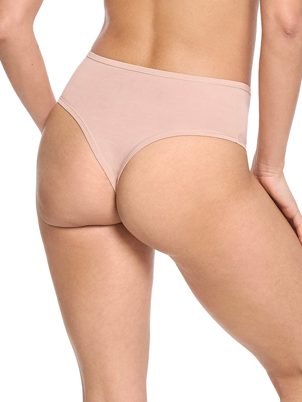 Hanky Panky YourFit™ High Rise Thong Almond Milk Neutral